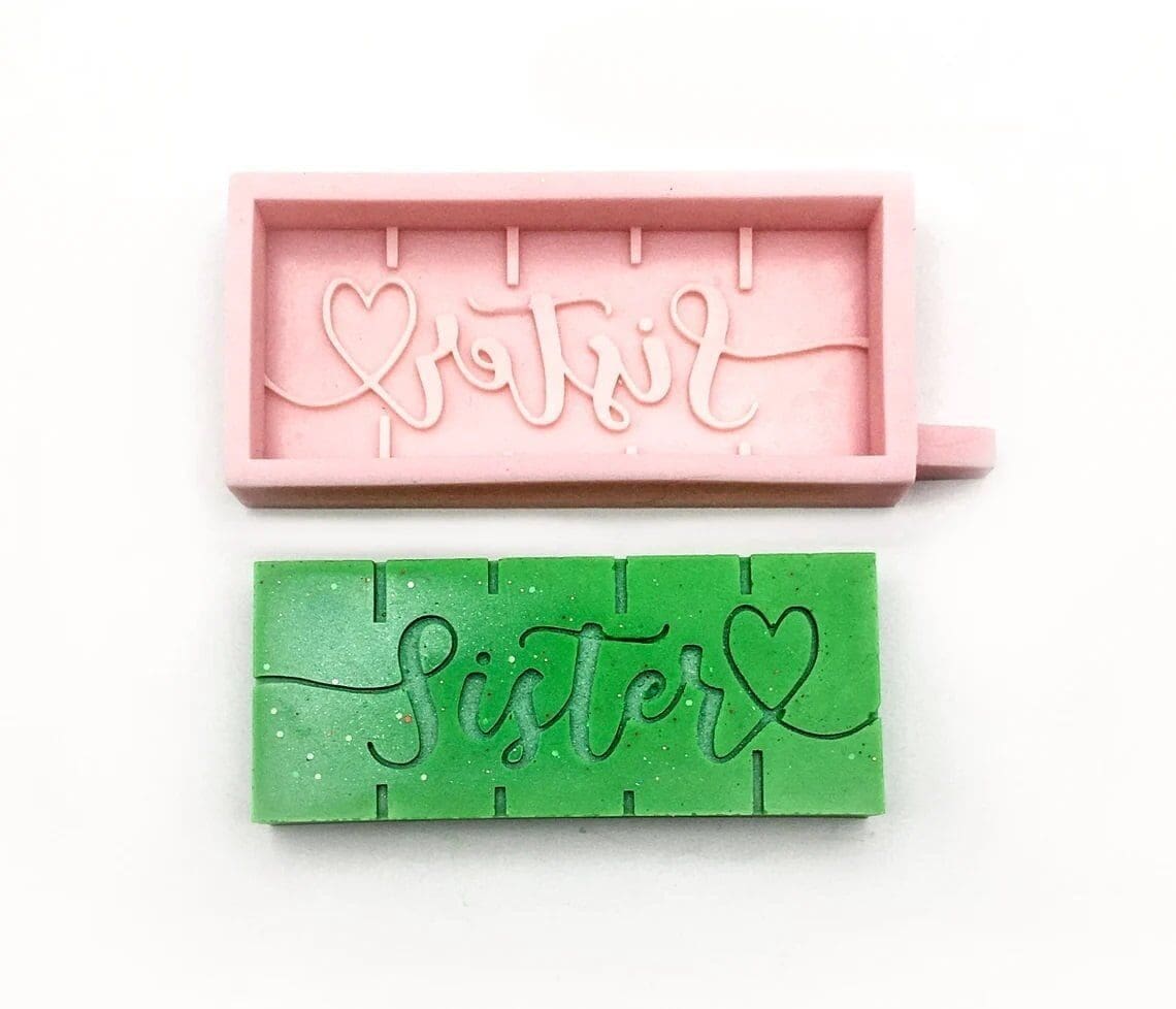 Custom Made Silicone Moulds Wax Melts Soaps Candles Snap-bar Personalised  Moulds